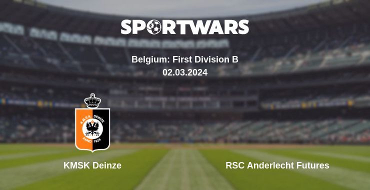 KMSK Deinze — RSC Anderlecht Futures watch online for free 02.03.2024