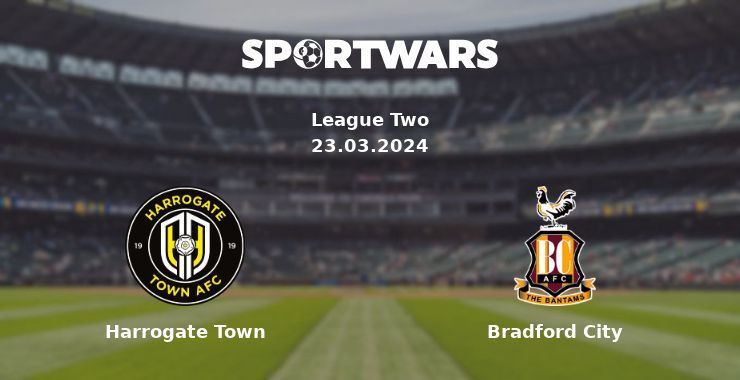 Harrogate Town — Bradford City watch online for free 23.03.2024