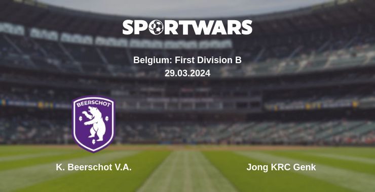 K. Beerschot V.A. — Jong KRC Genk watch online for free 29.03.2024