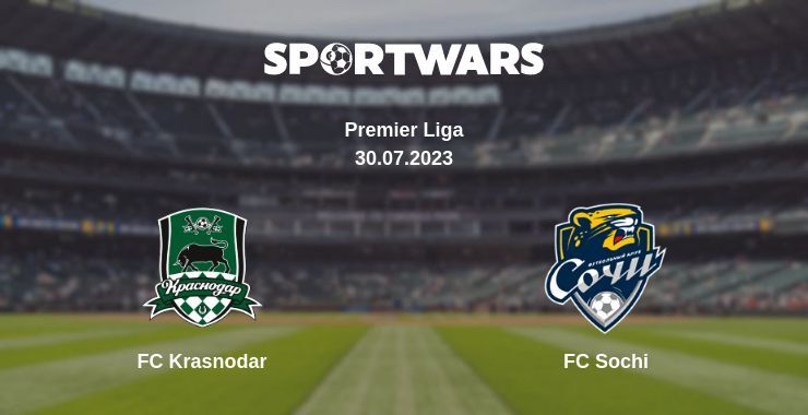 FC Krasnodar — FC Sochi watch online for free 30.07.2023