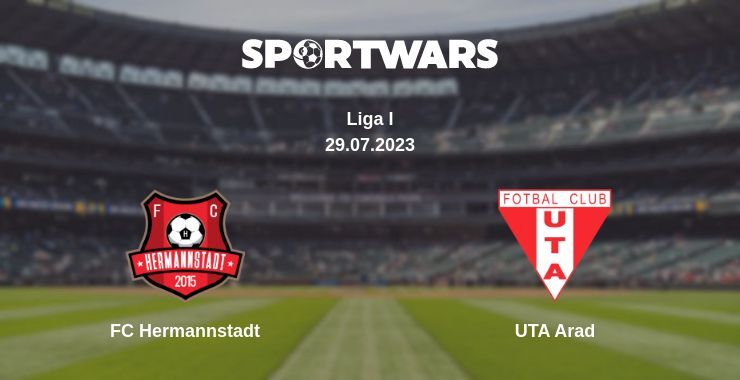 FC Hermannstadt — UTA Arad watch online for free 29.07.2023