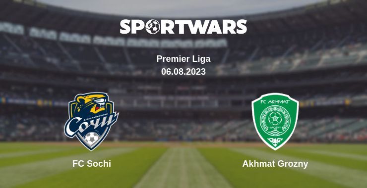 FC Sochi — Akhmat Grozny watch online for free 06.08.2023