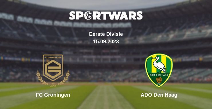 FC Groningen — ADO Den Haag watch online for free 15.09.2023