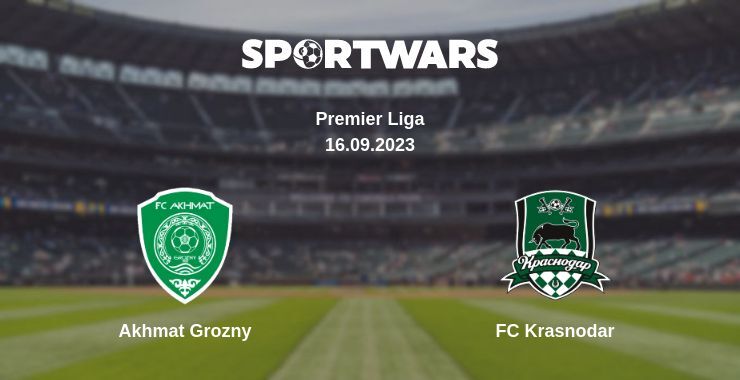 Akhmat Grozny — FC Krasnodar watch online for free 16.09.2023