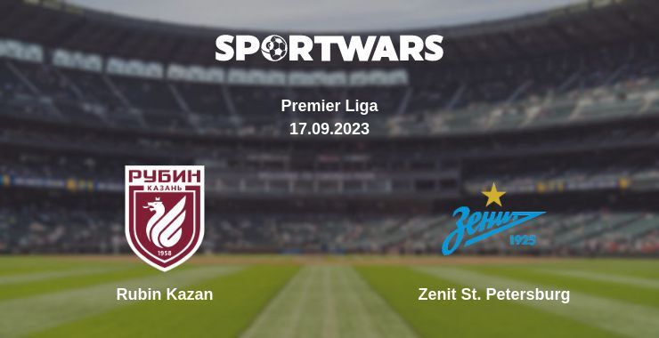 Rubin Kazan — Zenit St. Petersburg watch online for free 17.09.2023