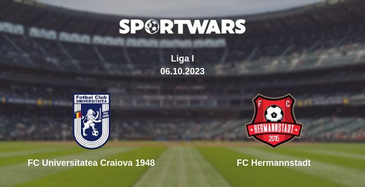 FC Universitatea Craiova 1948 — FC Hermannstadt watch online for free 06.10.2023