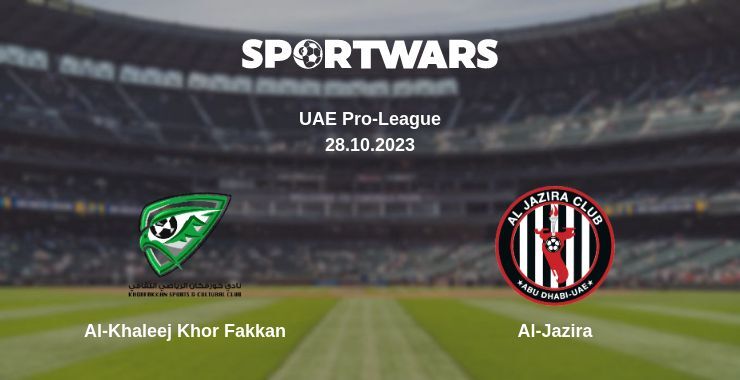 Al-Khaleej Khor Fakkan — Al-Jazira watch online for free 28.10.2023