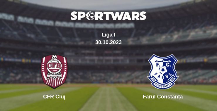 CFR Cluj — Farul Constanța watch online for free 30.10.2023