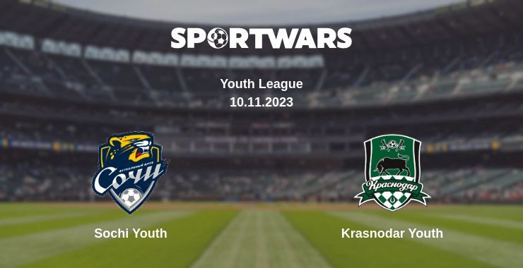 Sochi Youth — Krasnodar Youth watch online for free 10.11.2023