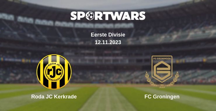 Roda JC Kerkrade — FC Groningen watch online for free 12.11.2023