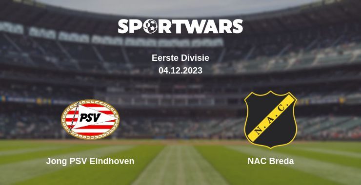 Jong PSV Eindhoven — NAC Breda watch online for free 04.12.2023