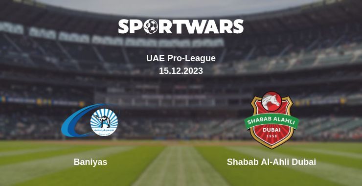 Baniyas — Shabab Al-Ahli Dubai watch online for free 15.12.2023