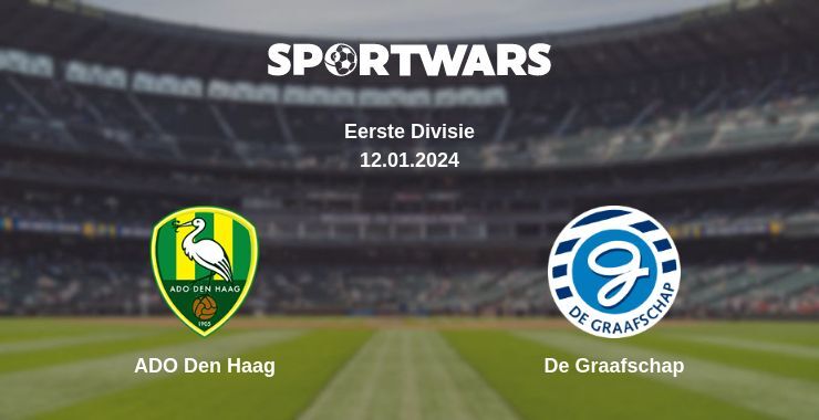 ADO Den Haag — De Graafschap watch online for free 12.01.2024