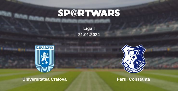 Universitatea Craiova — Farul Constanța watch online for free 21.01.2024