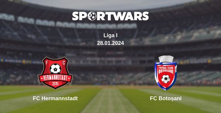 FC Hermannstadt — FC Botoșani watch online for free 28.01.2024