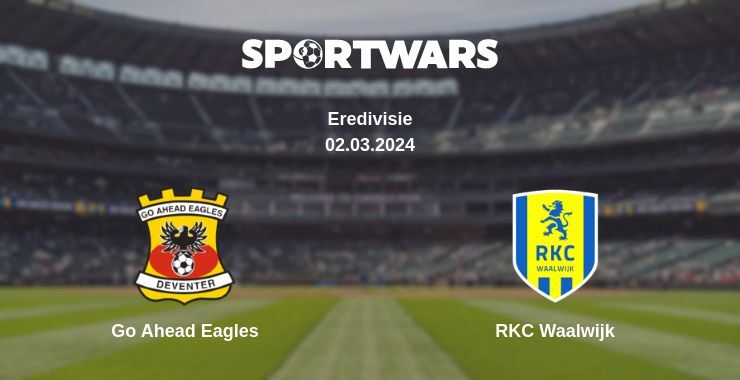 Go Ahead Eagles — RKC Waalwijk watch online for free 02.03.2024