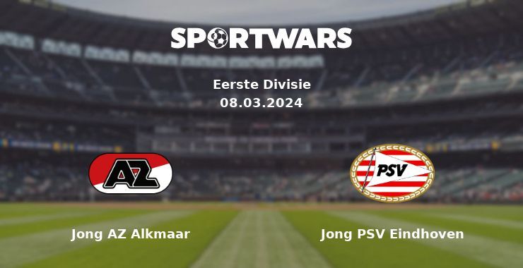 Jong AZ Alkmaar — Jong PSV Eindhoven watch online for free 08.03.2024