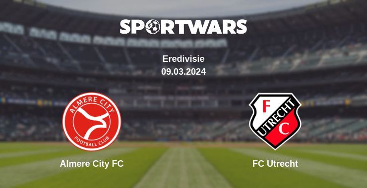 Almere City FC — FC Utrecht watch online for free 09.03.2024