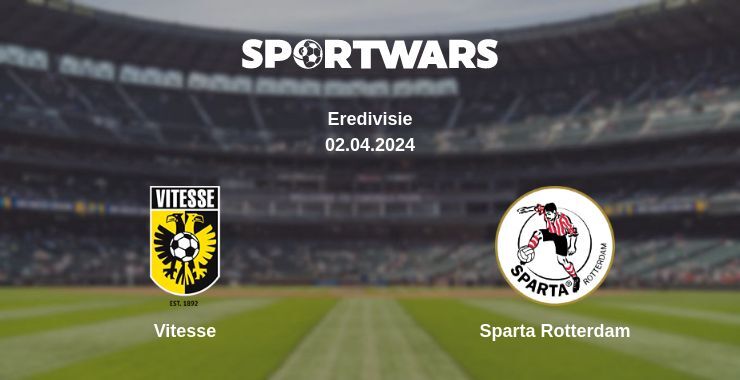 Result of the Vitesse — Sparta Rotterdam match, 02.04.2024