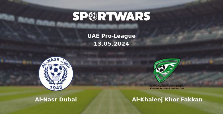 Al-Nasr Dubai — Al-Khaleej Khor Fakkan watch online for free 13.05.2024