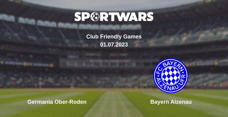 Germania Ober-Roden — Bayern Alzenau watch online for free 01.07.2023