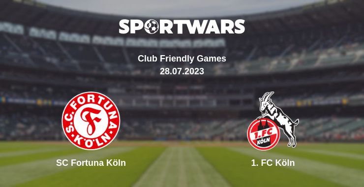 SC Fortuna Köln — 1. FC Köln watch online for free 28.07.2023