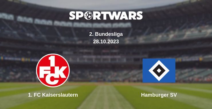 1. FC Kaiserslautern — Hamburger SV watch online for free 28.10.2023