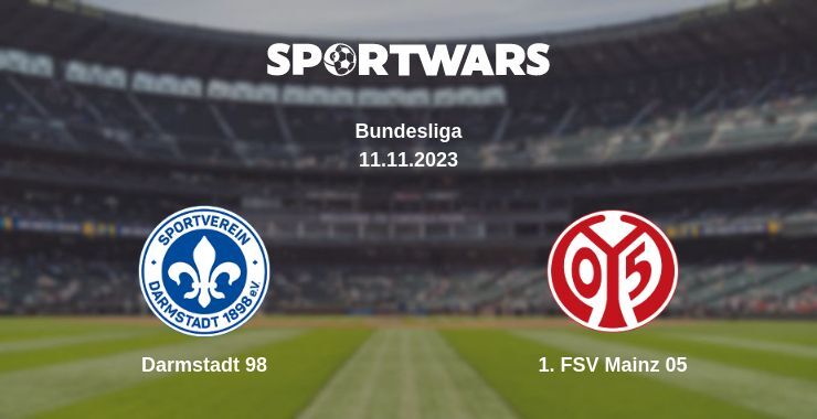 Darmstadt 98 — 1. FSV Mainz 05 watch online for free 11.11.2023