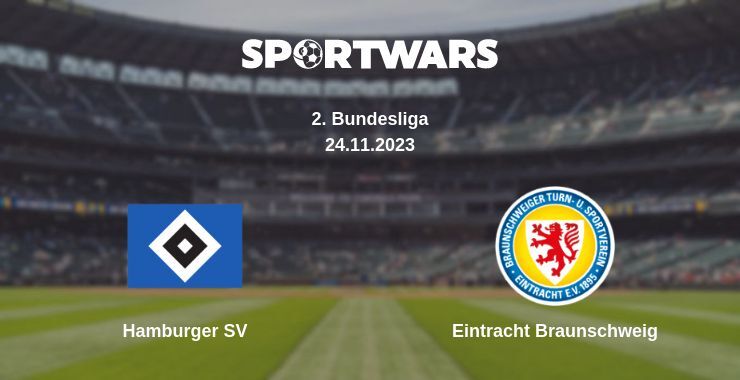 Hamburger SV — Eintracht Braunschweig watch online for free 24.11.2023