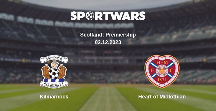 Kilmarnock — Heart of Midlothian watch online for free 02.12.2023