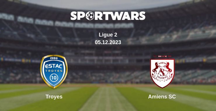 Troyes — Amiens SC watch online for free 05.12.2023