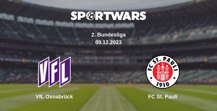 VfL Osnabrück — FC St. Pauli watch online for free 09.12.2023