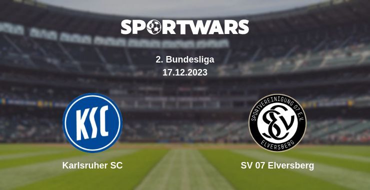 Karlsruher SC — SV 07 Elversberg watch online for free 17.12.2023