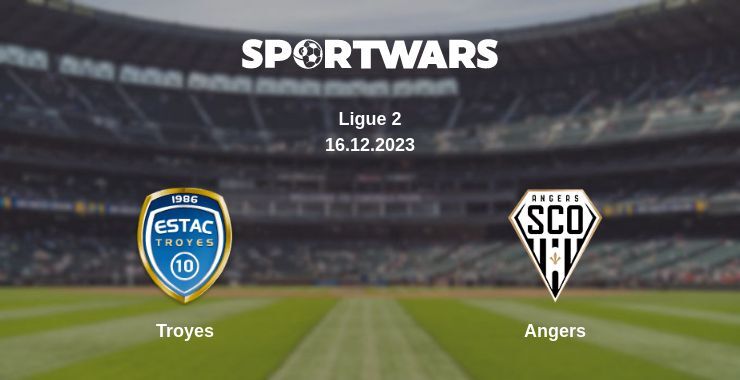 Troyes — Angers watch online for free 16.12.2023