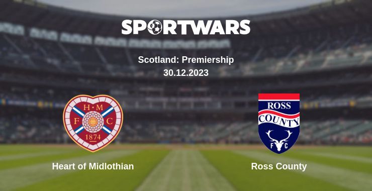 Heart of Midlothian — Ross County watch online for free 30.12.2023