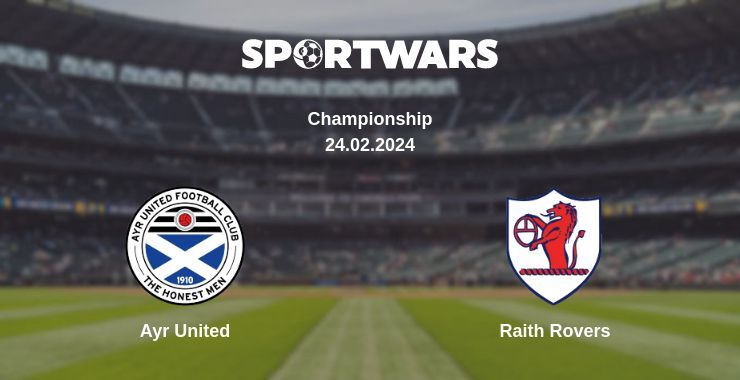 Ayr United — Raith Rovers watch online for free 24.02.2024