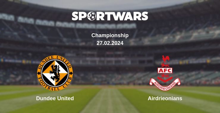 Dundee United — Airdrieonians watch online for free 27.02.2024