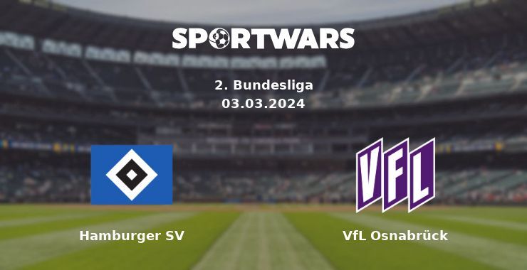 Hamburger SV — VfL Osnabrück watch online for free 03.03.2024