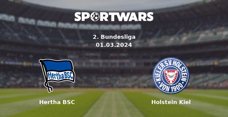 Hertha BSC — Holstein Kiel watch online for free 01.03.2024