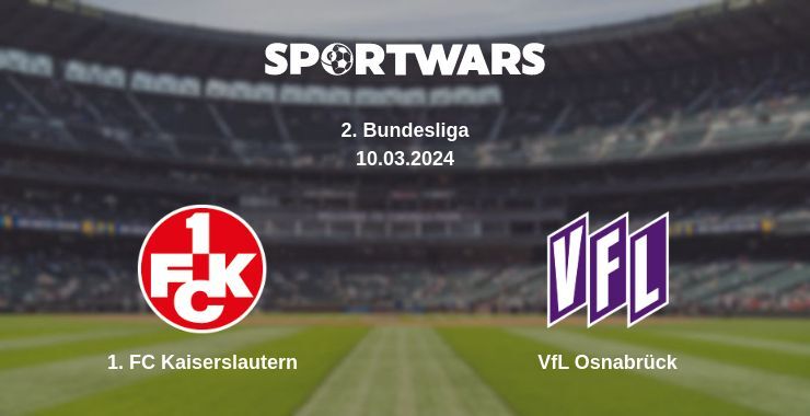 1. FC Kaiserslautern — VfL Osnabrück watch online for free 10.03.2024