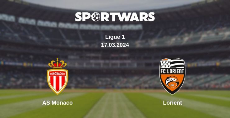 AS Monaco — Lorient watch online for free 17.03.2024