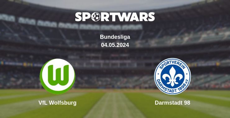 VfL Wolfsburg — Darmstadt 98 watch online for free 04.05.2024