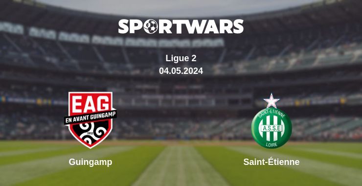 Guingamp — Saint-Étienne watch online for free 04.05.2024