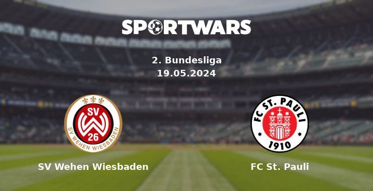 SV Wehen Wiesbaden — FC St. Pauli watch online for free 19.05.2024