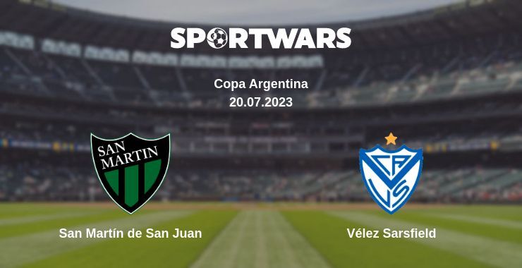 San Martín de San Juan — Vélez Sarsfield watch online for free 20.07.2023