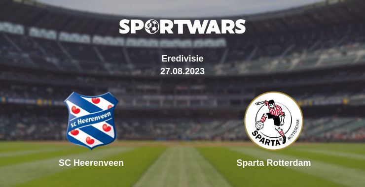 SC Heerenveen — Sparta Rotterdam watch online for free 27.08.2023