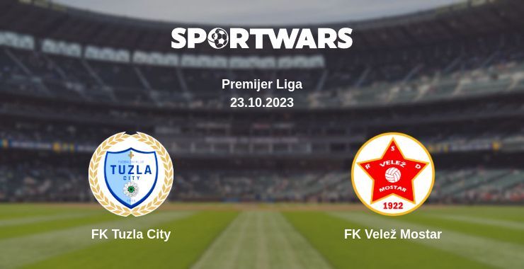 FK Tuzla City — FK Velež Mostar watch online for free 23.10.2023