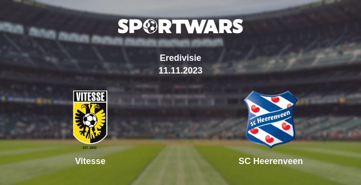 Vitesse — SC Heerenveen watch online for free 11.11.2023