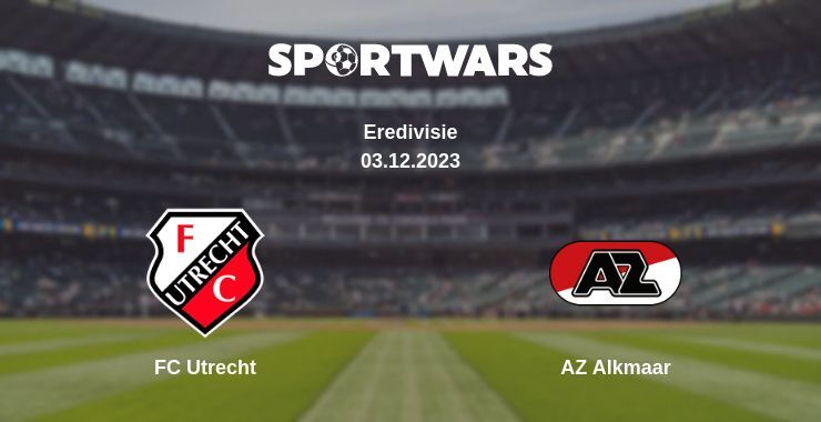 FC Utrecht — AZ Alkmaar watch online for free 03.12.2023