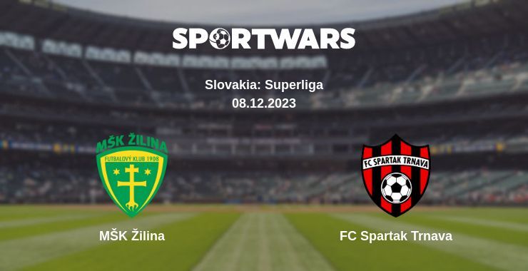 MŠK Žilina — FC Spartak Trnava watch online for free 08.12.2023